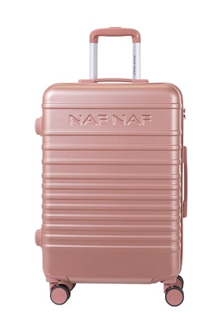 Weekendtrolley (M) Daisy - Roze - 65 cm