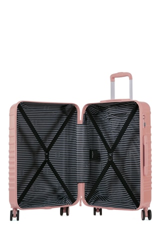 Weekendtrolley (M) Daisy - Roze - 65 cm