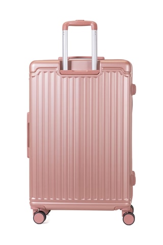 Weekendtrolley (M) Belle - Metallic Roze - 75 cm