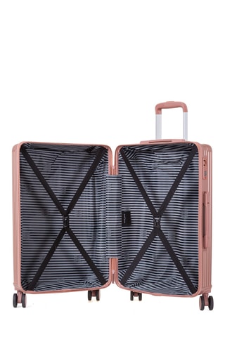 Weekendtrolley (M) Vaiana - Metallic Roze - 65 cm