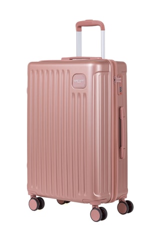 Weekendtrolley (M) Assepoester - Metallic Roze - 65 cm