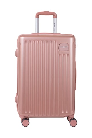 Weekendtrolley (M) Assepoester - Metallic Roze - 65 cm