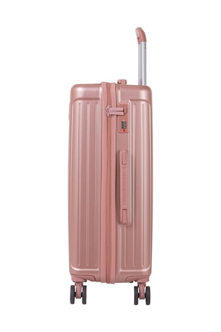 Weekendtrolley (M) Assepoester - Metallic Roze - 65 cm