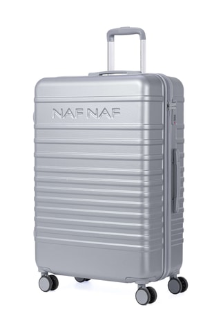Weekendtrolley (M) Daisy - Zilverkleurig Grijs - 75 cm