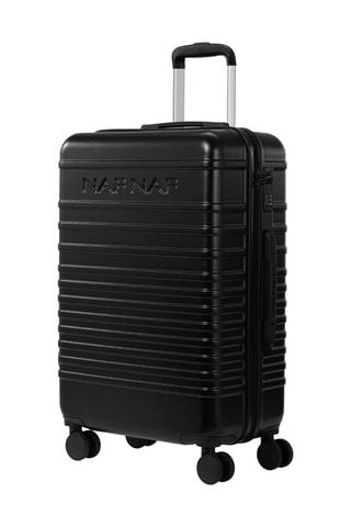Weekendtrolley (M) Daisy - Zwart - 65 cm