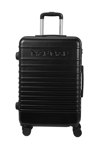 Weekendtrolley (M) Daisy - Zwart - 65 cm