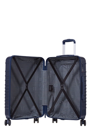 Weekendtrolley (M) Daisy - Marineblauw - 65 cm