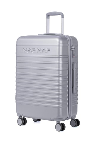 Weekendtrolley (M) Daisy - Metallic Grijs - 65 cm