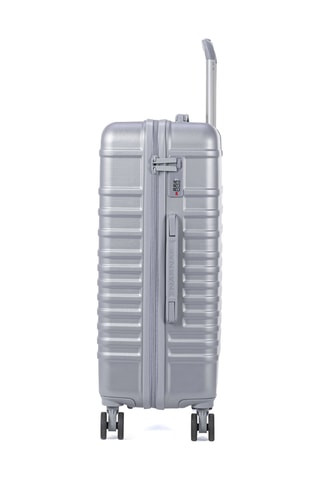 Weekendtrolley (M) Daisy - Metallic Grijs - 65 cm