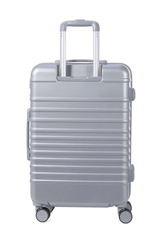 Weekendtrolley (M) Daisy - Metallic Grijs - 65 cm