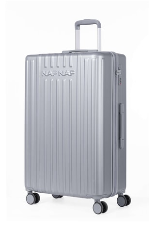 Weekendtrolley (M) Jessie - Metallic Grijs - 75 cm
