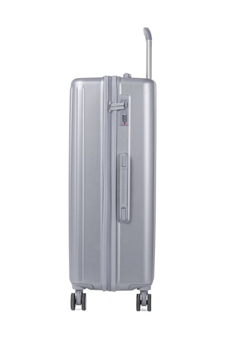 Weekendtrolley (M) Jessie - Metallic Grijs - 75 cm