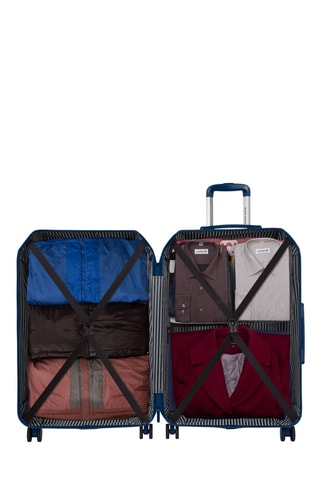 Weekendtrolley (M) Rapunzel - Marineblauw - 75 cm