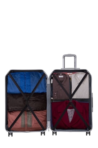 Weekendtrolley (M) Rapunzel - Lichtgrijs - 75 cm