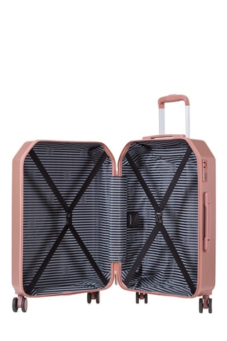 Weekendtrolley (M) Rapunzel - Metallic Roze - 65 cm