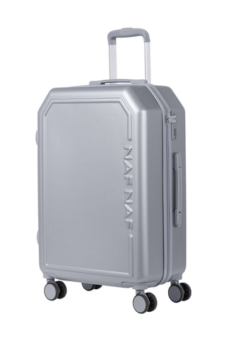 Weekendtrolley (M) Rapunzel - Metallic Grijs - 65 cm