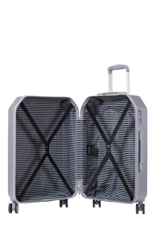 Weekendtrolley (M) Rapunzel - Metallic Grijs - 65 cm