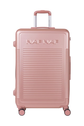 Weekendtrolley (M) Nala - Metallic Roze - 75 cm