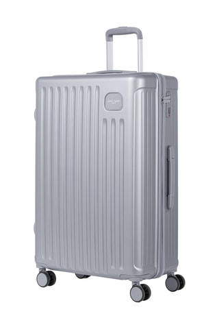 Weekendtrolley (M) Assepoester - Metallic Grijs - 75 cm