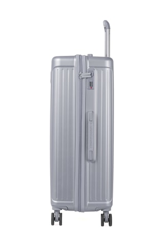 Weekendtrolley (M) Assepoester - Metallic Grijs - 75 cm