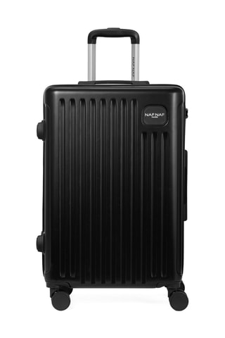 Weekendtrolley (M) Assepoester - Zwart - 65 cm