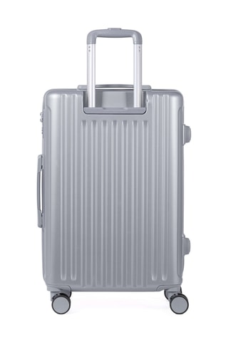 Weekendtrolley (M) Assepoester - Metallic Grijs - 65 cm