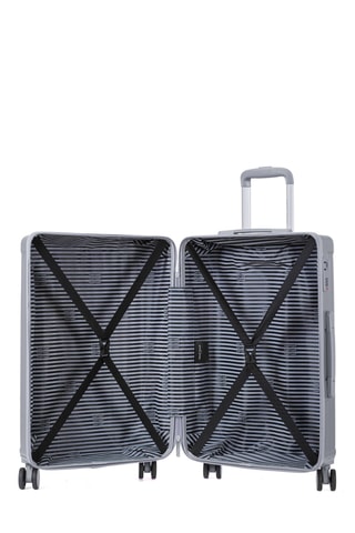 Weekendtrolley (M) Assepoester - Metallic Grijs - 65 cm