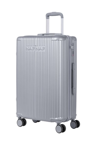 Weekendtrolley (M) Vaiana - Zilverkleurig - 65 cm