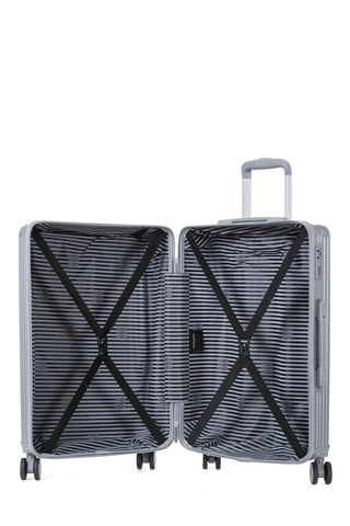 Weekendtrolley (M) Vaiana - Zilverkleurig - 65 cm