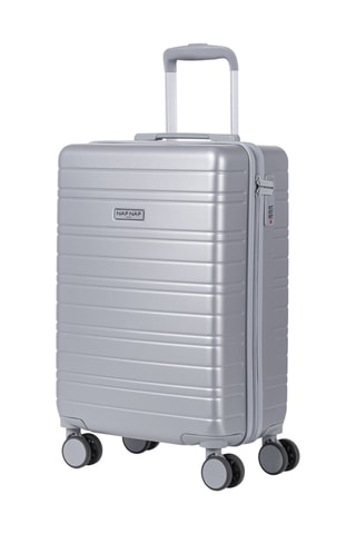 Weekendtrolley (M) Tiana - Metallic Grijs - 55 cm