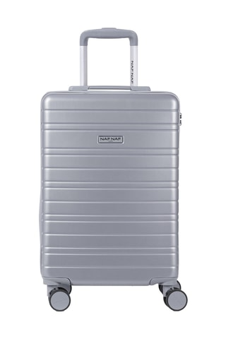 Weekendtrolley (M) Tiana - Metallic Grijs - 55 cm