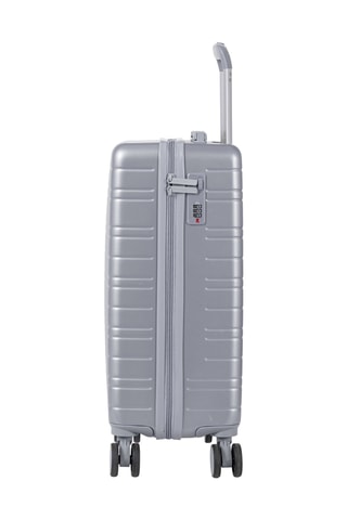 Weekendtrolley (M) Tiana - Metallic Grijs - 55 cm