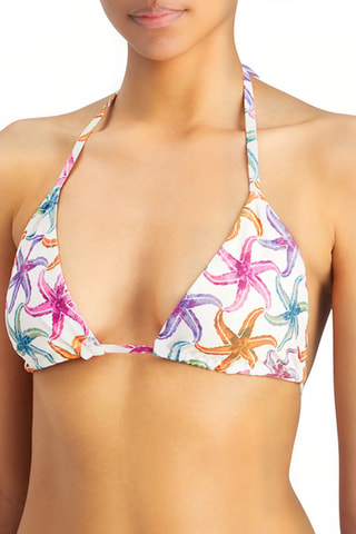 Haut de maillot réversible - Blanc et orange