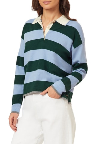 Polo - Vert et bleu clair