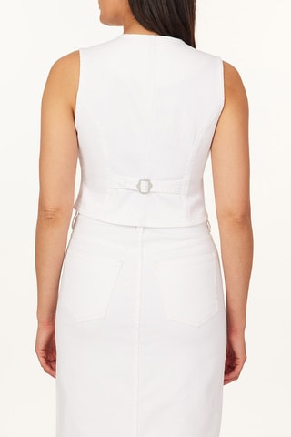 Gilet sans manches - Blanc
