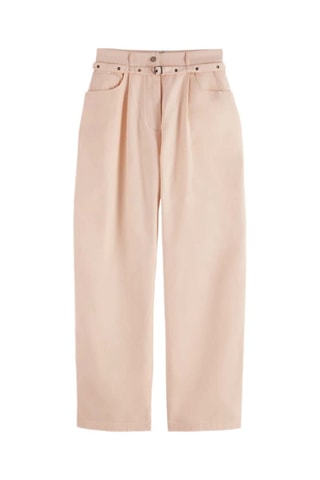 Pantalon wide legs - Rose poudré