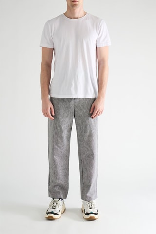 Pantalon - Gris et écru