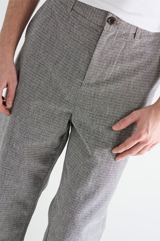 Pantalon - Gris et écru