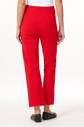 Pantalon slim 7/8 - Rouge