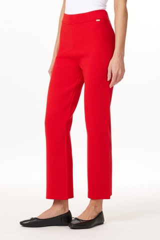 Pantalon slim 7/8 - Rouge