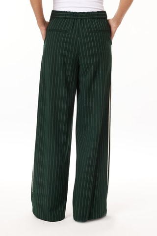Pantalon wide legs - Vert foncé