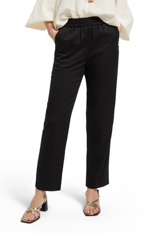 Pantalon taille haute - Noir