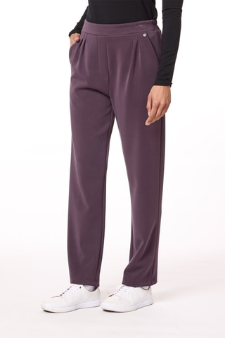 Pantalon carotte - Violet
