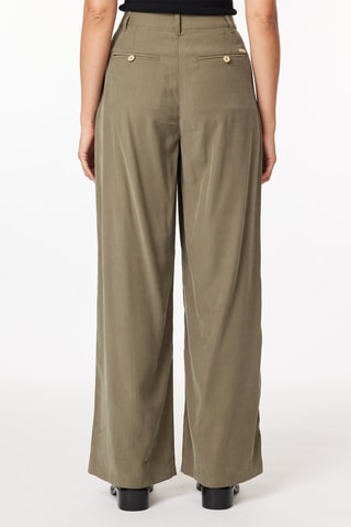 Pantalon wide legs - Kaki