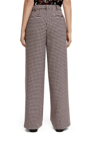 Pantalon wide legs en laine - Noir