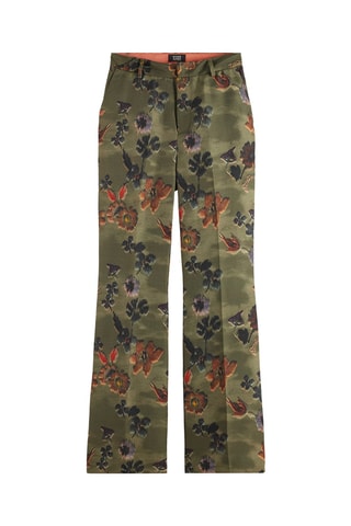 Pantalon flare - Vert