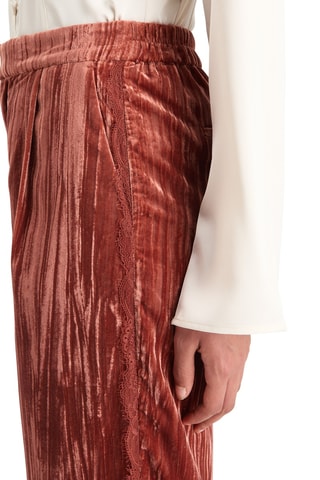 Pantalon en velours - Rouille