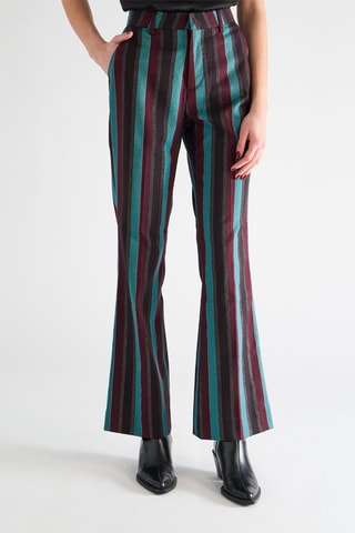 Pantalon flare - Bordeaux