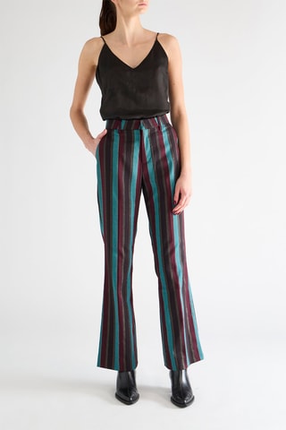 Pantalon flare - Bordeaux