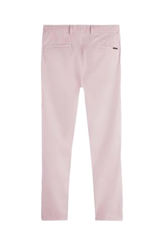 Chino en coton biologique - Rose